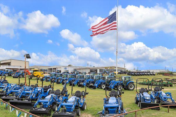 When you are in Brenham just look for the big beautiful flag.