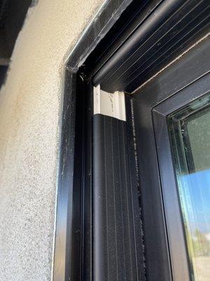 Trim pieces were installed that were sized incorrectly