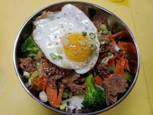 Bulgogi beef bibimbap