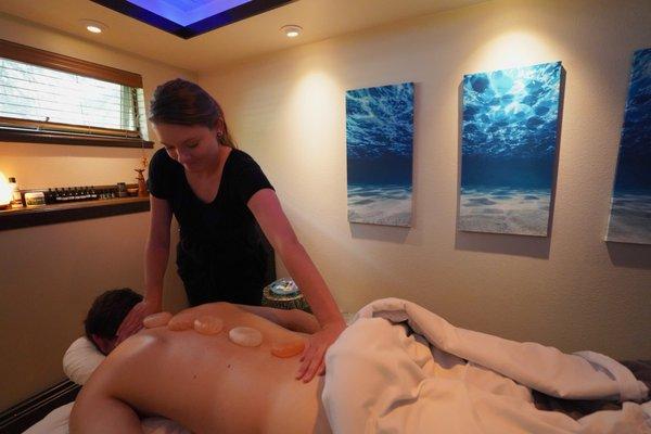 Massage in the Water Room