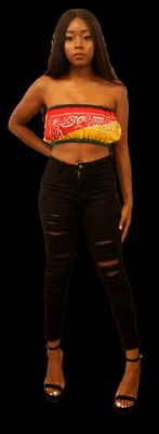 L A B E L S  Rasta Crop Top