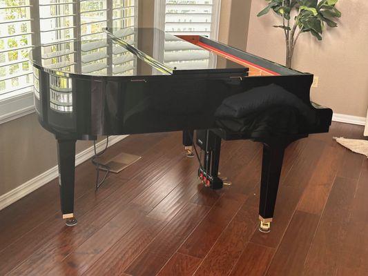 Piano at our home in Fair Oaks