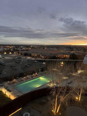 Sunset pool