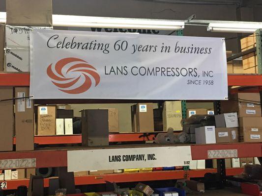 Lans Company 60 Year Anniversary