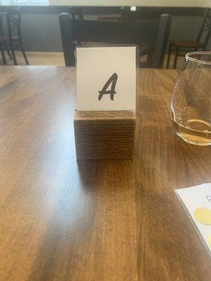 Table labeling