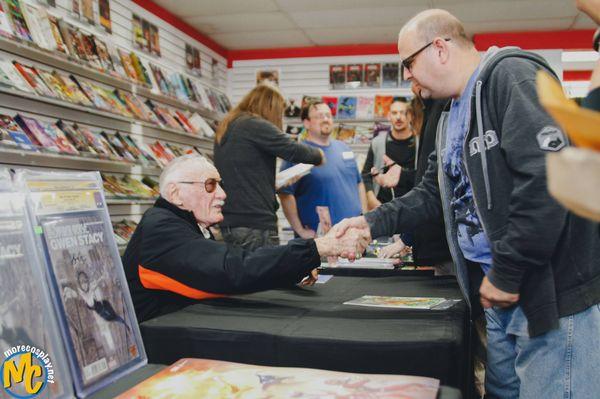 Stan Lee loved chatting with his fans.