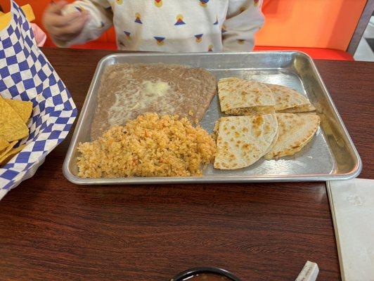 Kids quesadilla