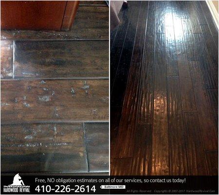 Hardwood floor repair