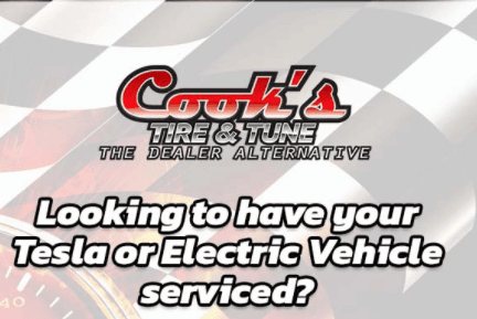 We service EV (Tesla) tires, brakes alignment and suspension!