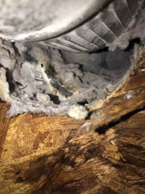 Maintenance- Dryer vent clogged up