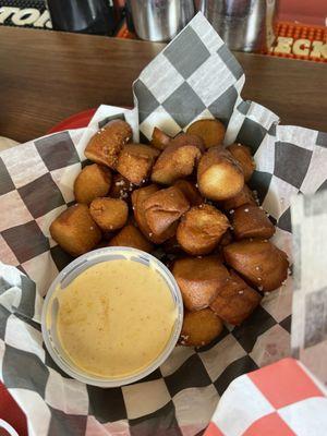 Pretzels with beer cheese