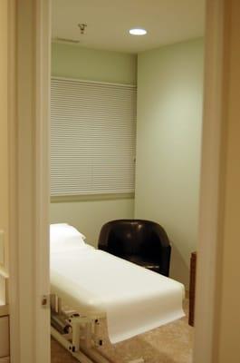 laser hair removal treatment room