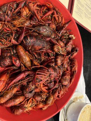 2 lbs crawfish