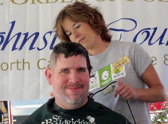 Volunteering annually for St Baldricks!