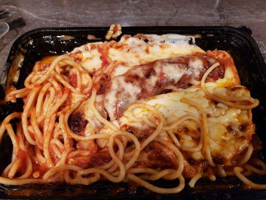 Baked spaghetti not mostaccioli