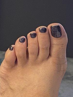 Pedicure done by Taylor at Nail Care.