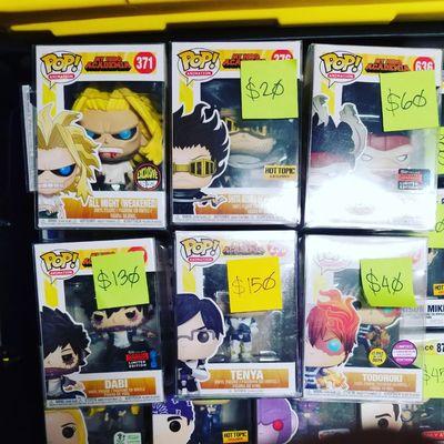 My Hero Academia funko pops!