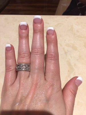 Acrylic French Manicure! Love it!