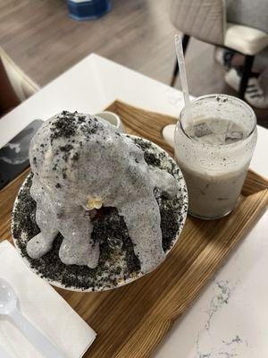 Black sesame bingsoo