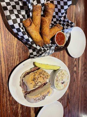 Pizza Logs & Beef on Weck