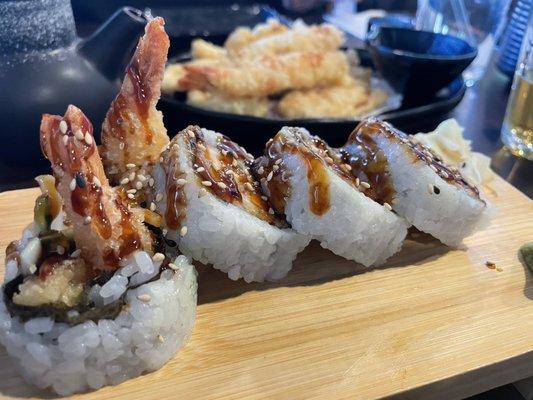 Shrimp tempora roll