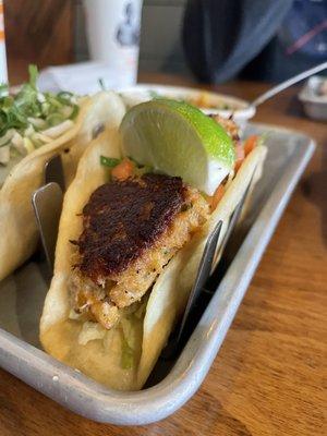 Crab cake taco