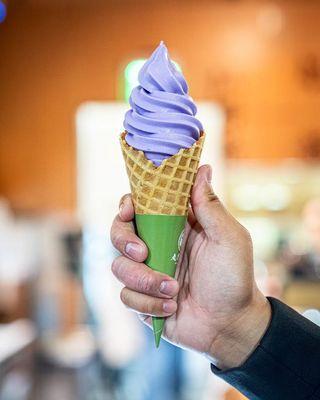 Ube Soft Serve