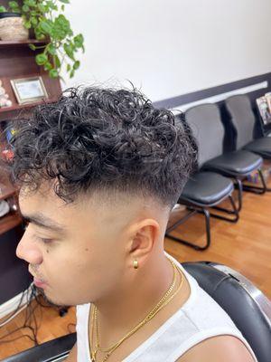 Perm and skin fade