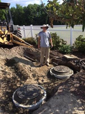 septic risers (manhole lids)