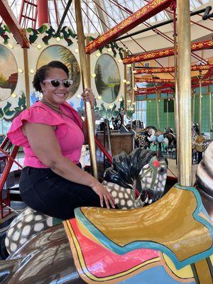 Seafood, Snowballs, Jazz and a Merry Go-Round ride on the historical carousel