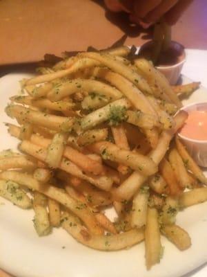 The bomb diggity garlic fries!