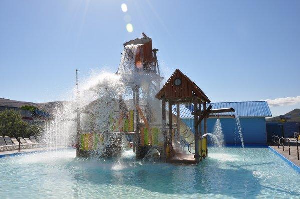 Hurricane Cove water play structure.