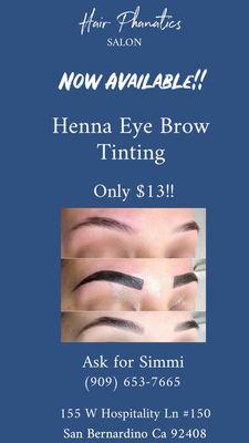 Henna Eyebrow Tinting