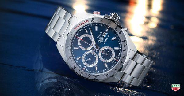 Tag Heuer Formula 1 with chronograph and tachymeter.  All the "complications" a collector could want.