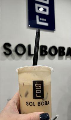 Tiramisu with coffee boba