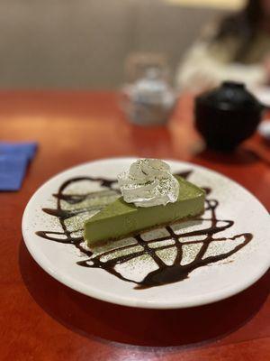 matcha cheesecake