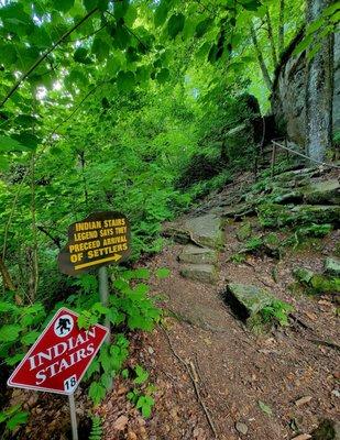 Rock City Park Indian Stairs