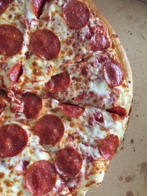 Pepperoni pizza