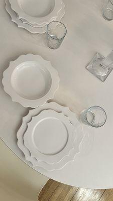 Hudson Grace dinnerware.