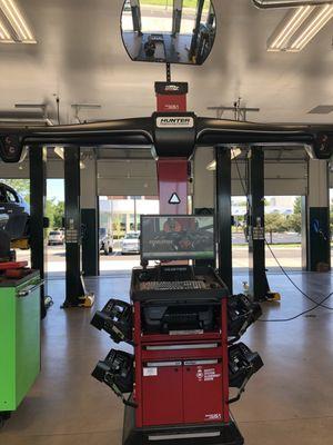 Wheel Alignment Service with Vehicle Onboard Computer capability