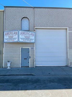 Samples of local garage doors installed in the Bay Area