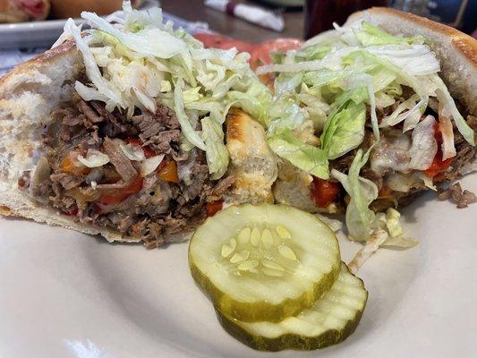 American steak sandwich. Wow!!!