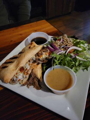 Italian beef with house salad