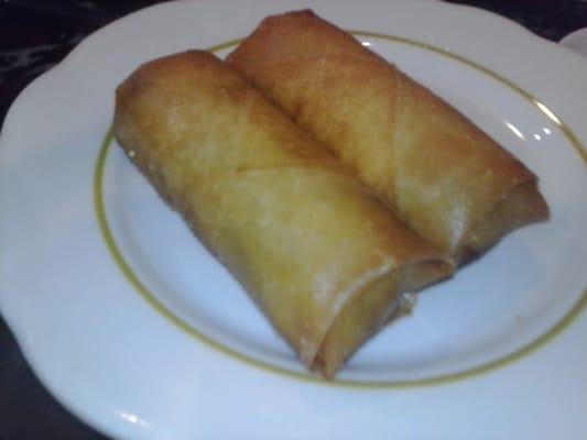 Light and crispy rice paper egg rolls