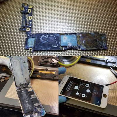 Liquid damage iPhone 6 brought back to life