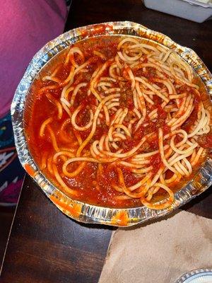 Greasy ass spaghetti..wtf is this bro?