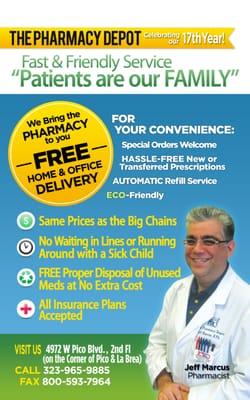 Fast & Friendly Service "Patients are our Family"