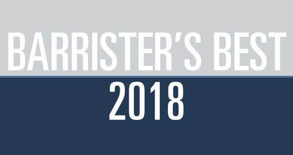 Law Week Colorado: Barrister's Best Award. 2016, 2017, 2018 People's Choice for Best Plaintiff Construction Defect Attorney