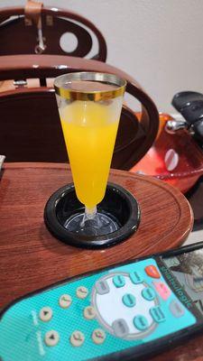 They give you a cup of mimosa. Love it.