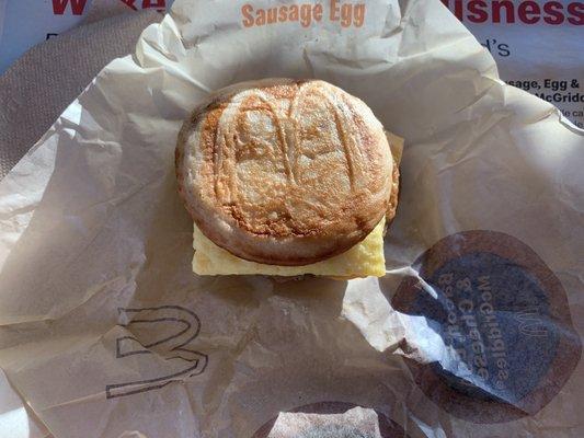 Sausage Egg Cheese McGriddle